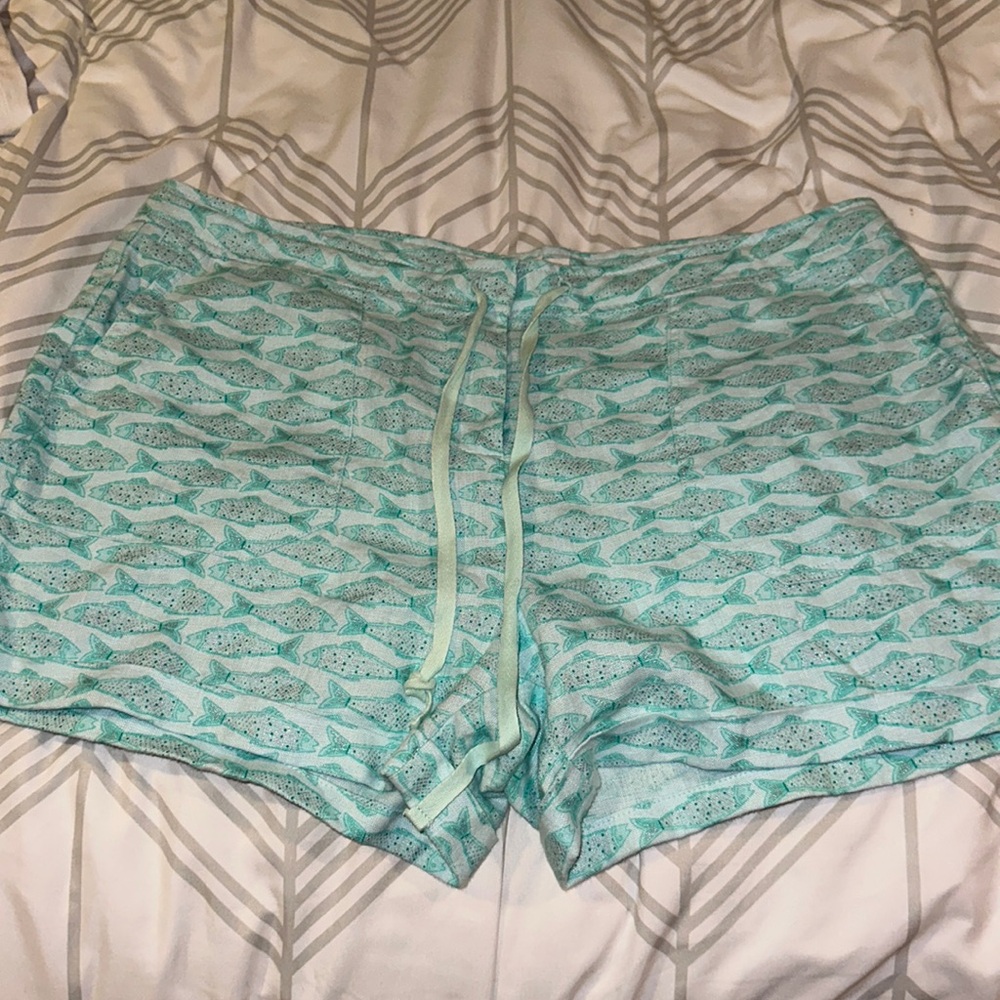 100% linen vineyard vines shorts